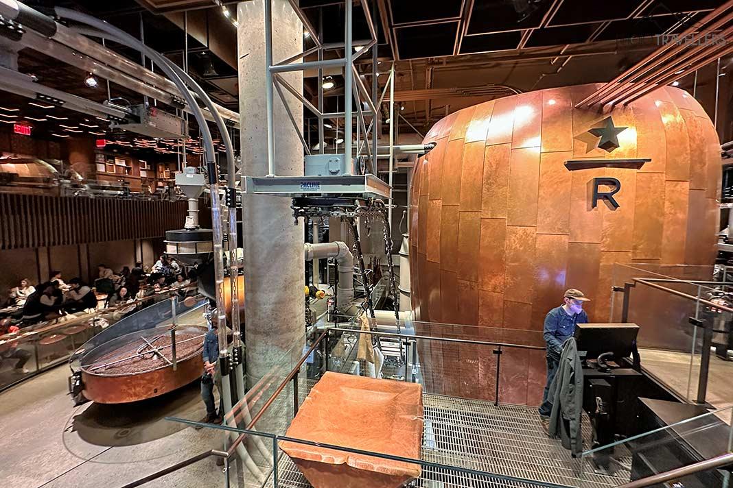 La réserve Starbucks Roastery à New York