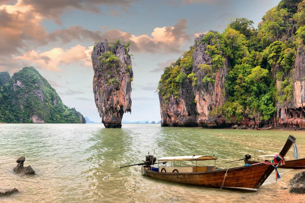 L'île Khao Phing Kan ou 'l'île de James Bond'