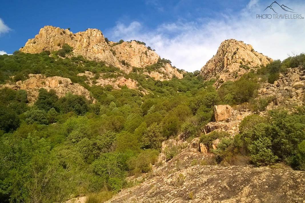 Senderismo en el parque natural Monte Arcosu Oasi