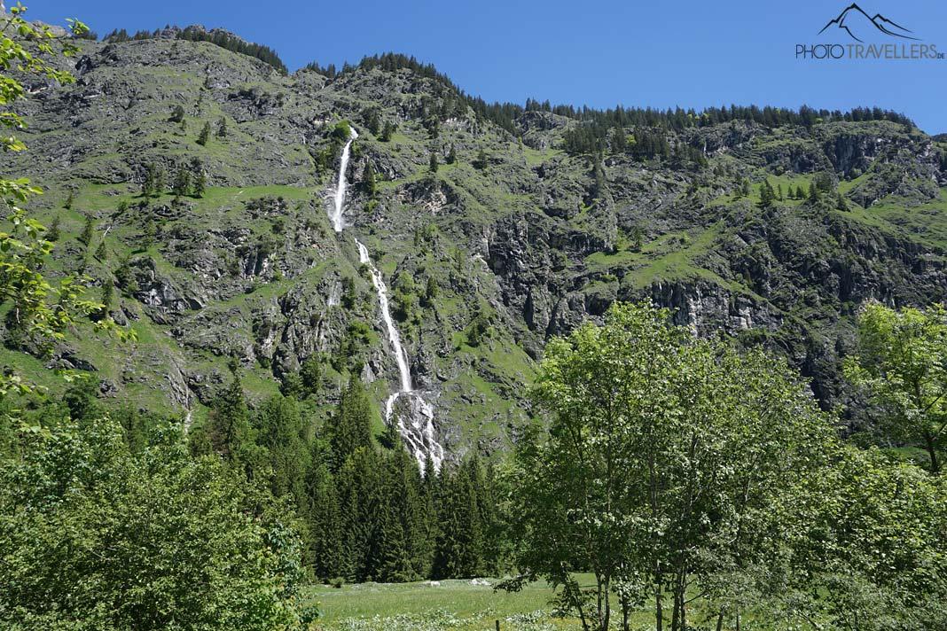 Une cascade dans l'Oytal