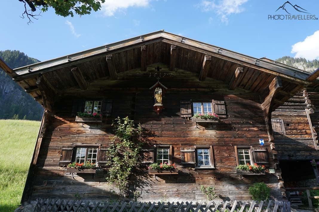 Une maison de ferme historique du village de montagne de Gerstruben