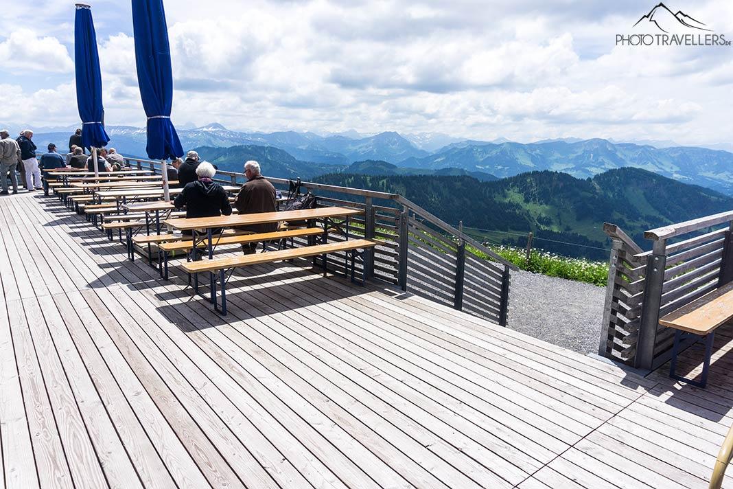 Le restaurant de la station de téléphérique de Hochgrat