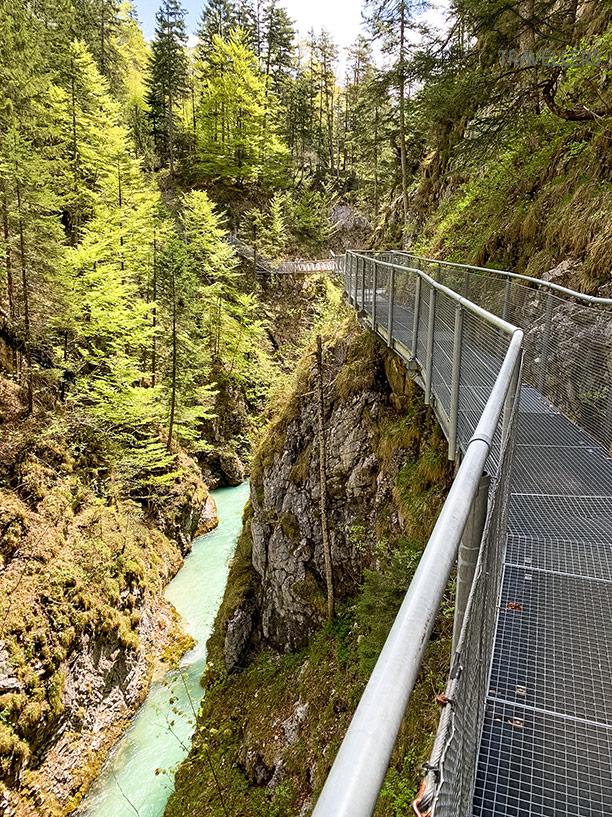 Pont dans la Leutaschklamm