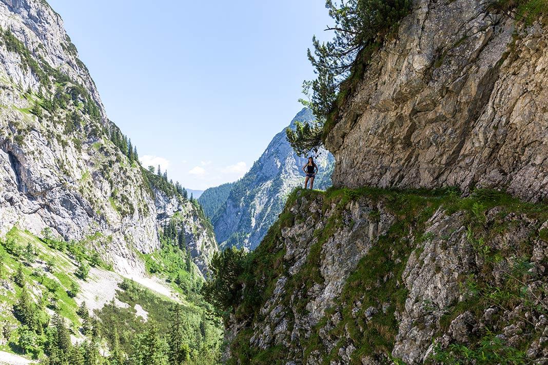 Le sentier de randonnée vers le Kreuzeck