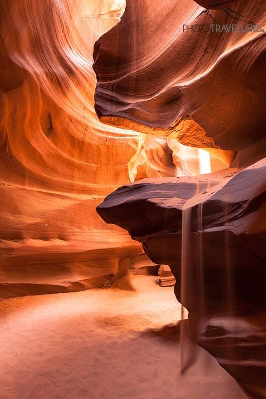 Sable mouvant dans le Canyon Antelope Supérieur