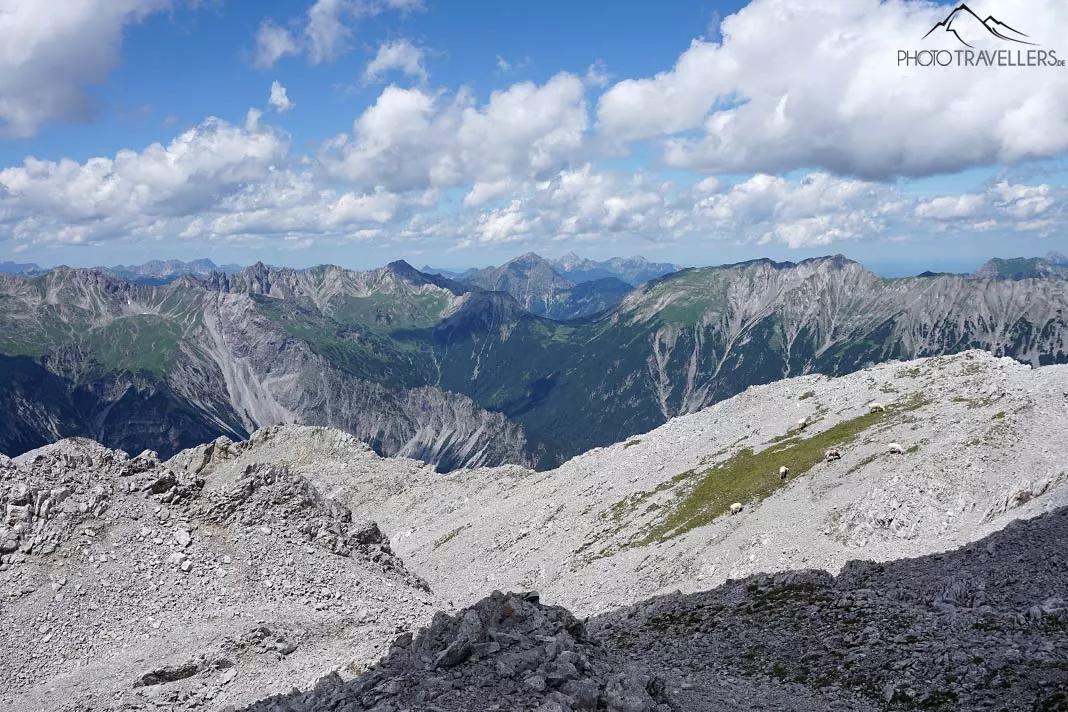 La vue du sommet du Wannig sur les sommets environnants
