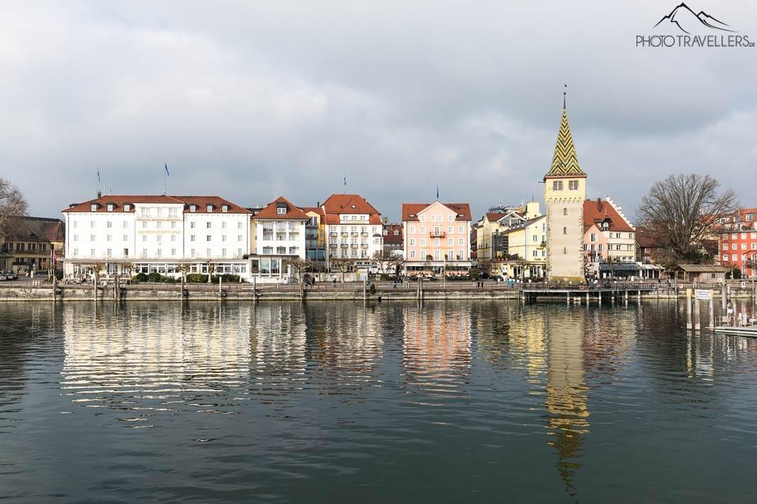 La vue du port sur Lindau