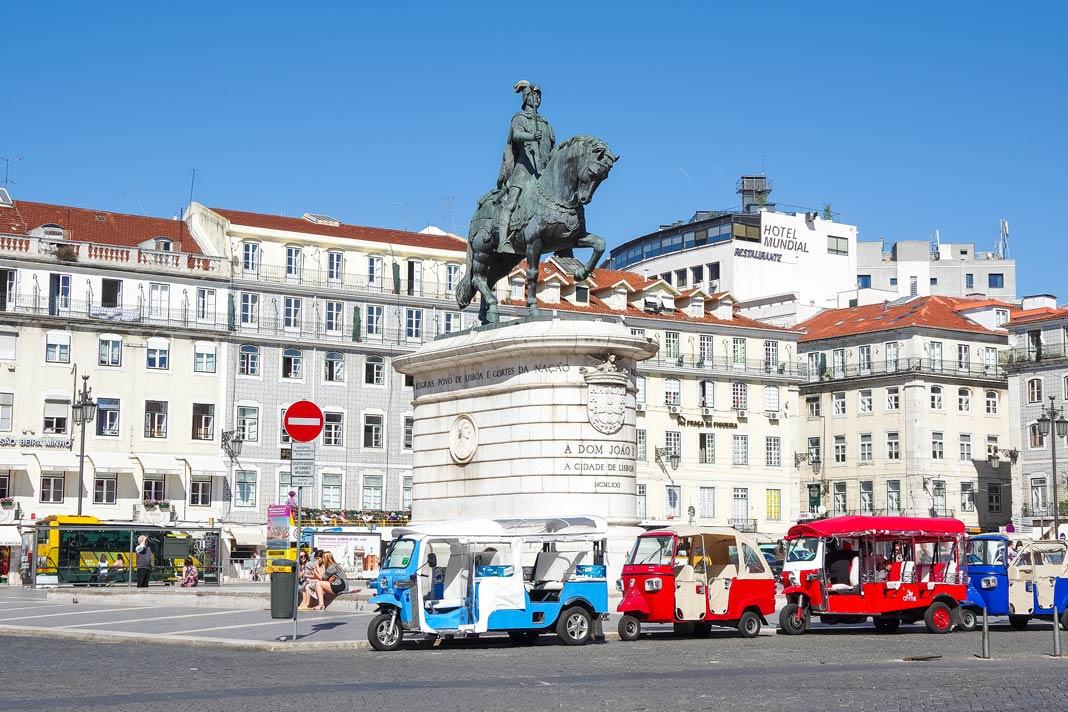La place Praça da Figueira à Lisbonne