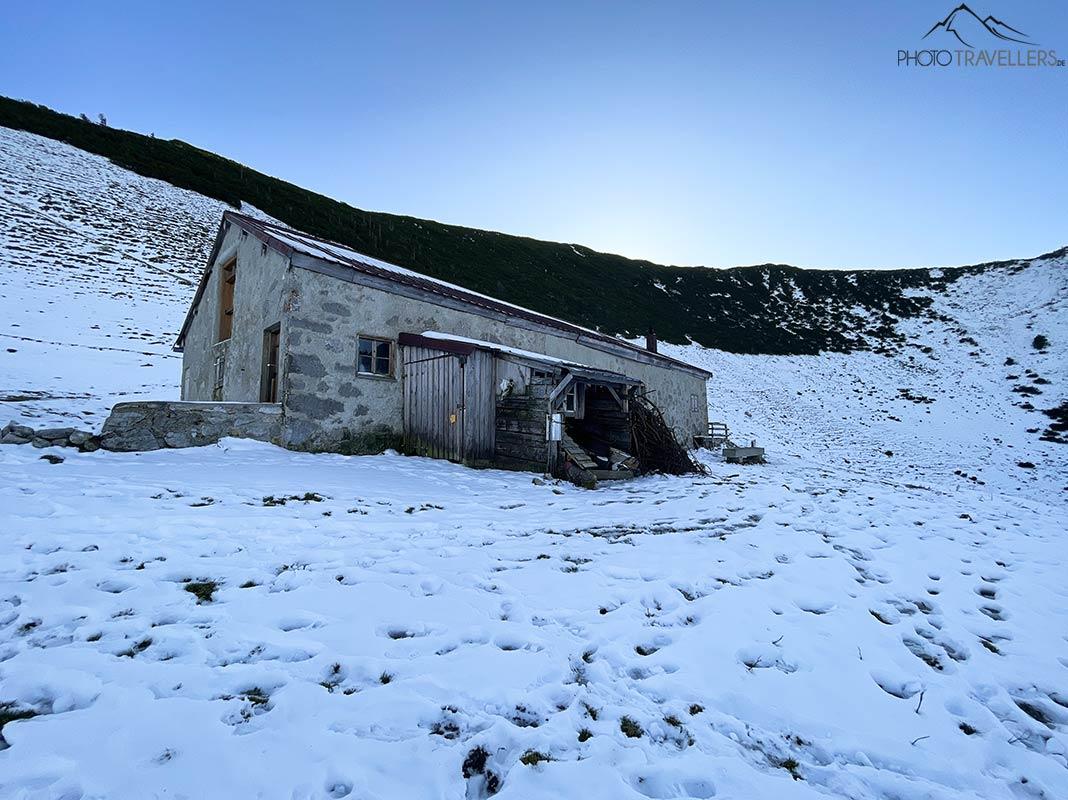 Une cabane d'alpage sur la Jägerbauernalm