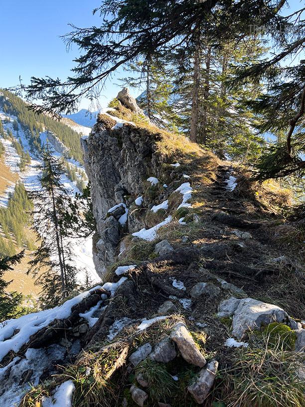 Sentier de randonnée vers le Wilde Fräulein