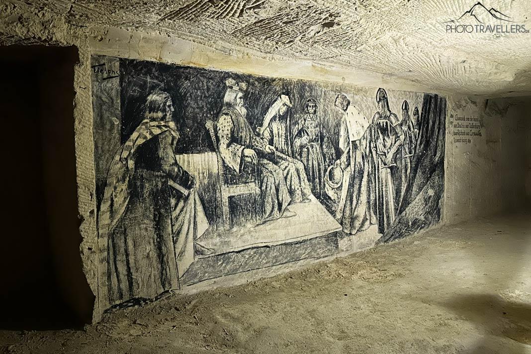 Uma pintura nas Grutas de Gemeente na Holanda