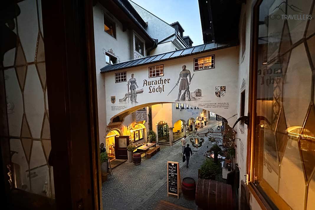 Le restaurant de pont dans la Römerhofgasse à Kufstein