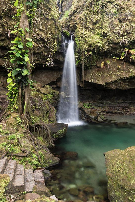 El estanque de la piscina esmeralda