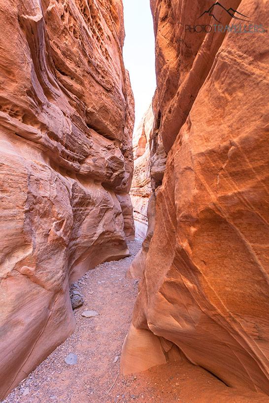 Le White Domes Slot Canyon dans le Valley of Fire