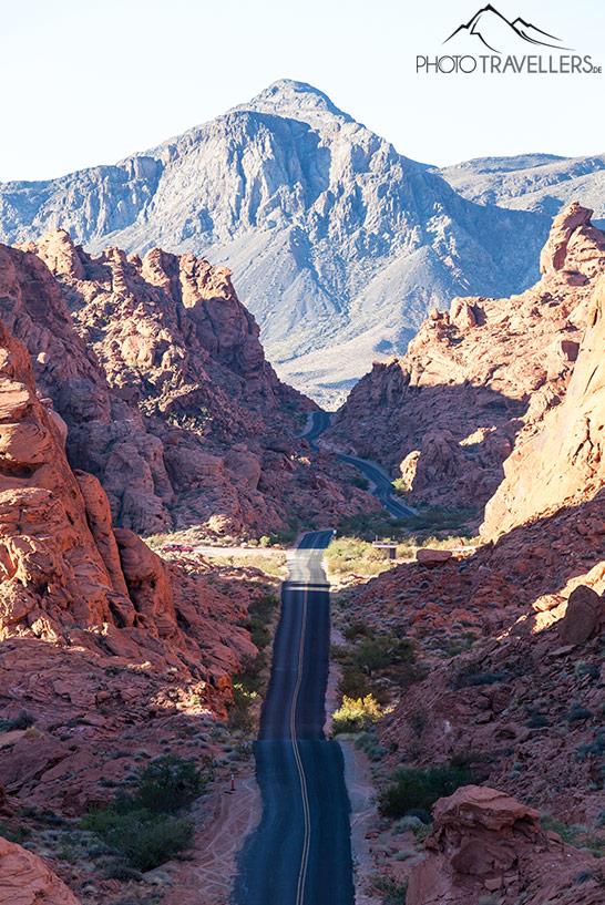 La White Domes Road dans le Valley of Fire
