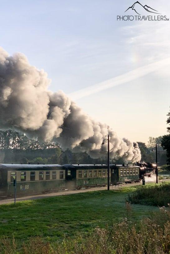 Le train à vapeur "Rasender Roland" à Rügen