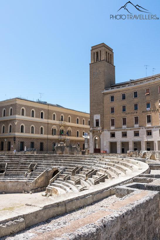 El anfiteatro romano en Lecce