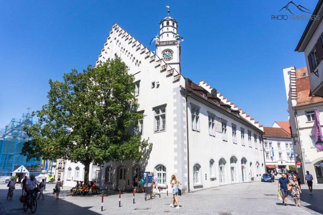 La maison de la pesée à Ravensburg avec la tour Blaserturm