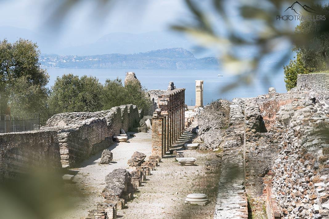 Les "Grottes de Catulle" à Sirmione au lac de Garde, ruines d'une ancienne villa romaine