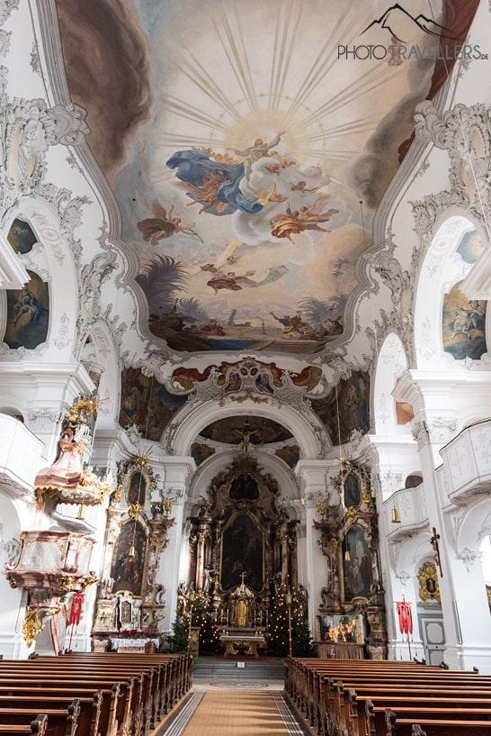 O interior da Igreja de Nossa Senhora em Lindau
