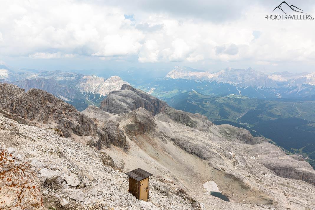 La vista desde la cima del Piz Boè