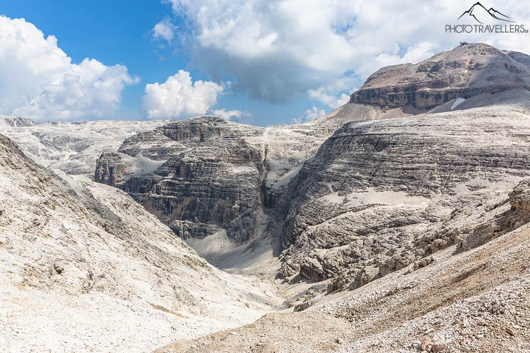 La vista del Piz Boè