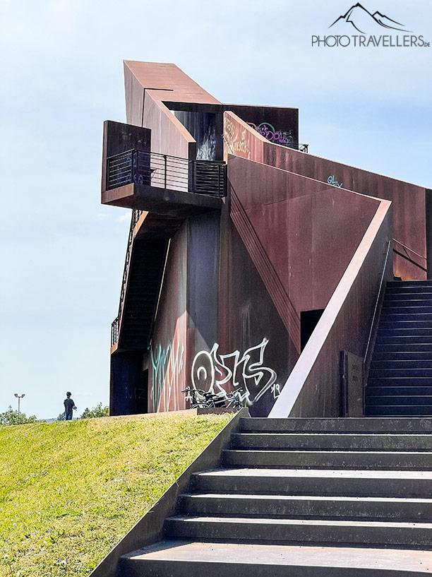 A torre Luxemburgo no Petrisberg é uma atração popular