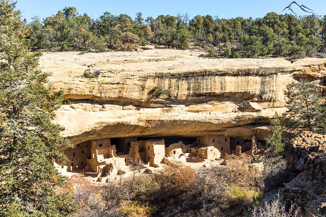 Vista da Spruce Tree House no Parque Nacional Mesa Verde