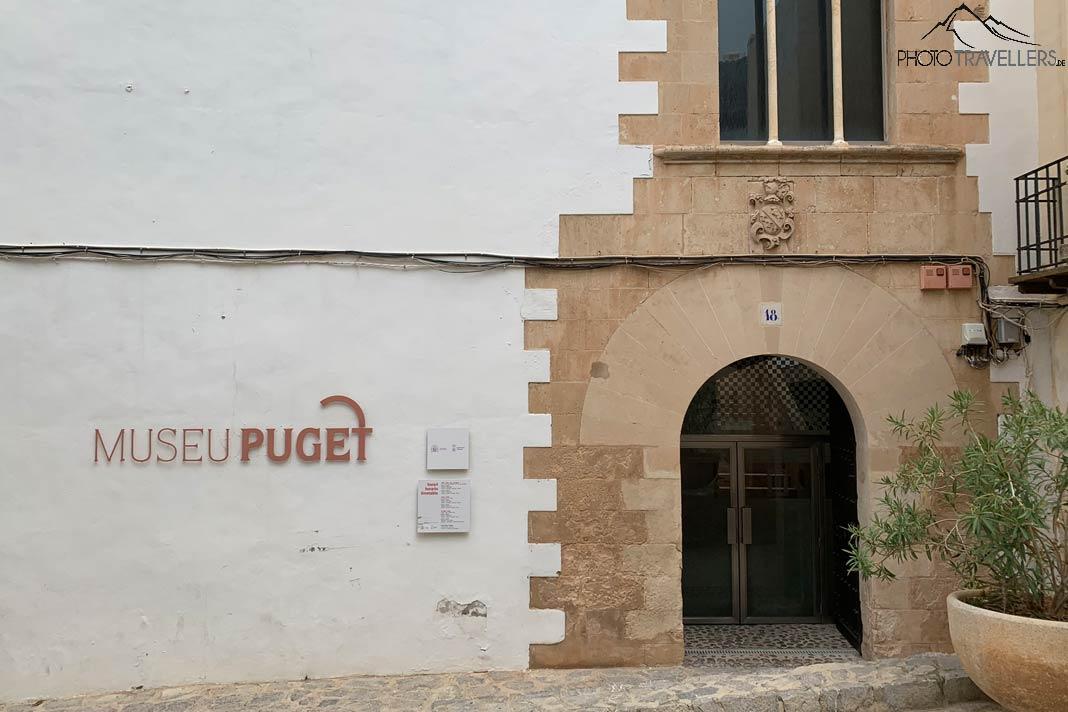 L'entrée du Museo Puget à Ibiza