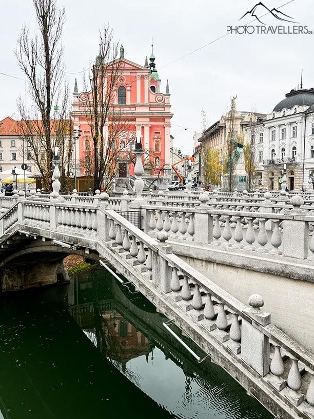 Les Trois Ponts au centre de Ljubljana