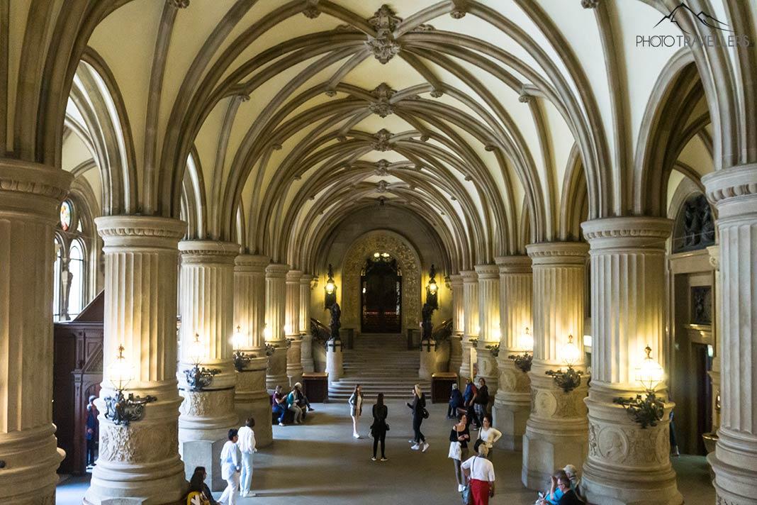 El ayuntamiento de Hamburgo visto desde dentro