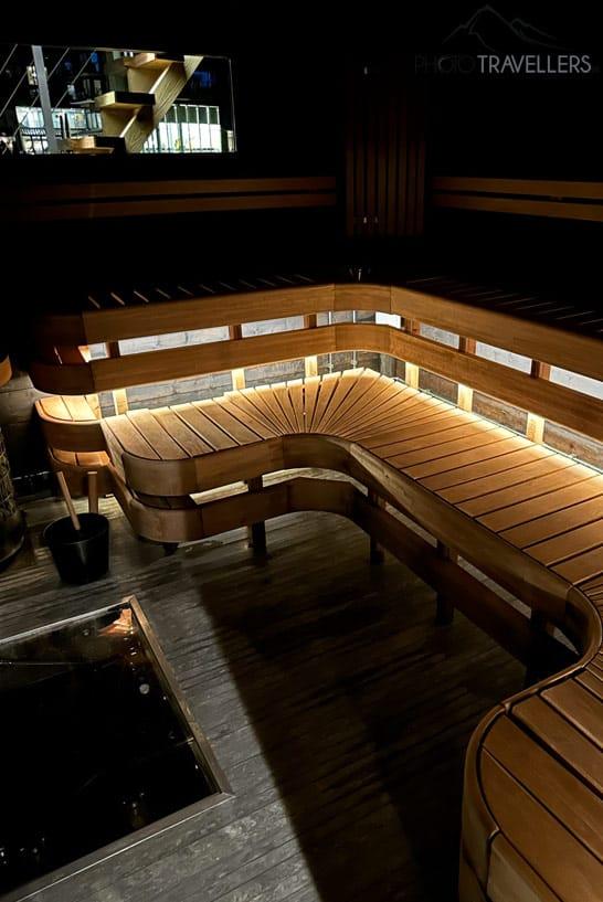 Una sauna en Son Spa cerca de Oslo