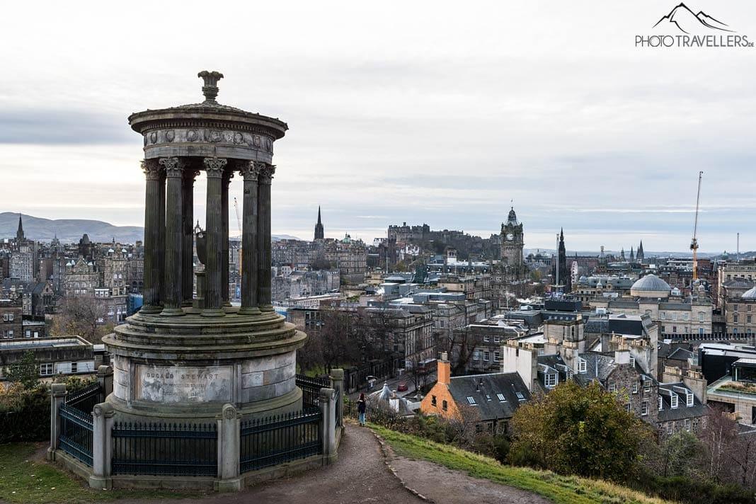 Vue depuis le Calton Hill sur Édimbourg