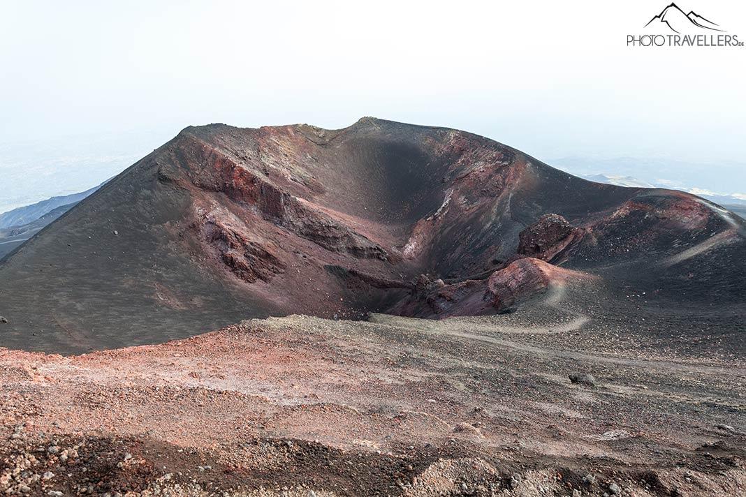 Un cratère sur l'Etna
