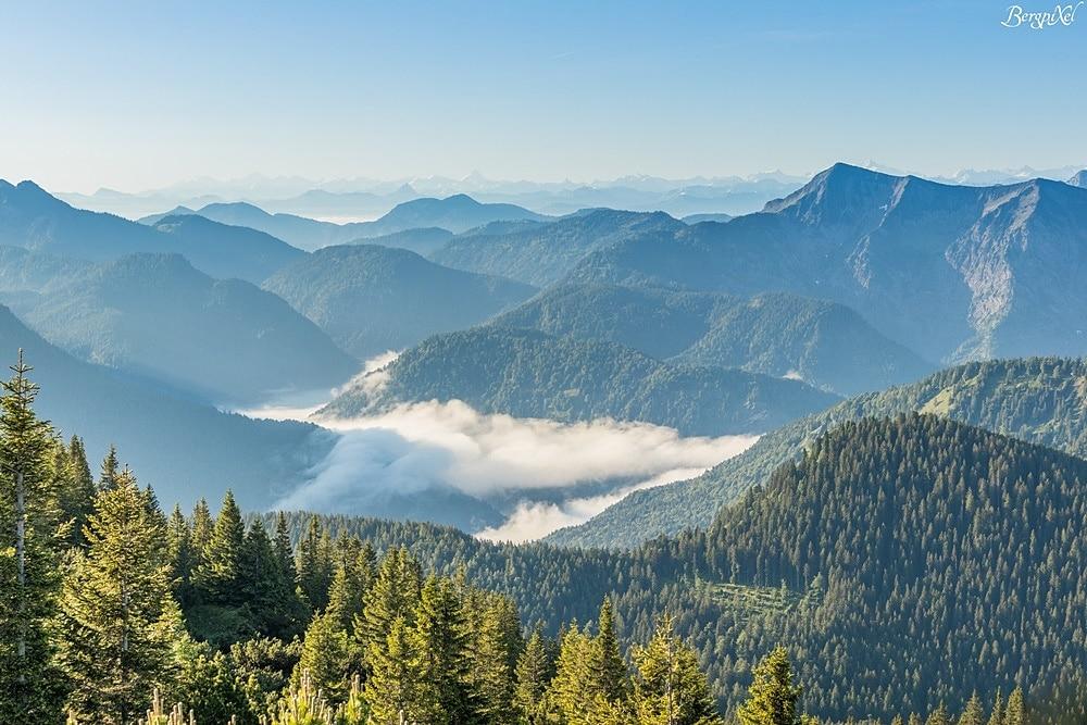 La vue depuis le sommet du Hirschberg