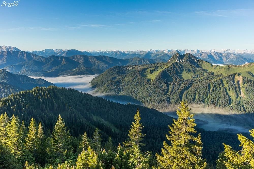 La vue sur Roß- et Buchstein