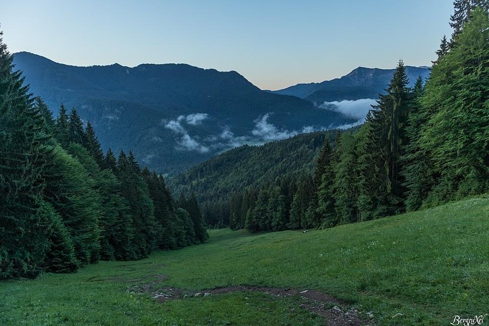 La piste de ski sur le Hirschberg