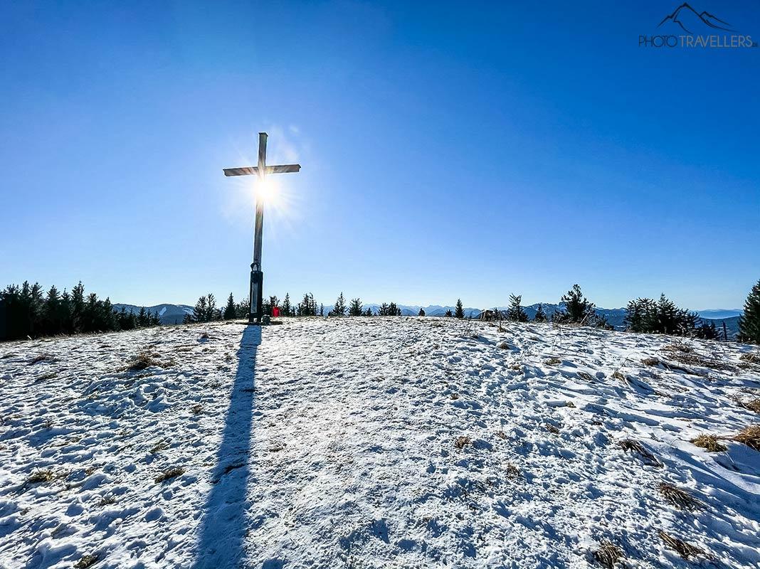 Le crucifix au sommet du Rechelkopf