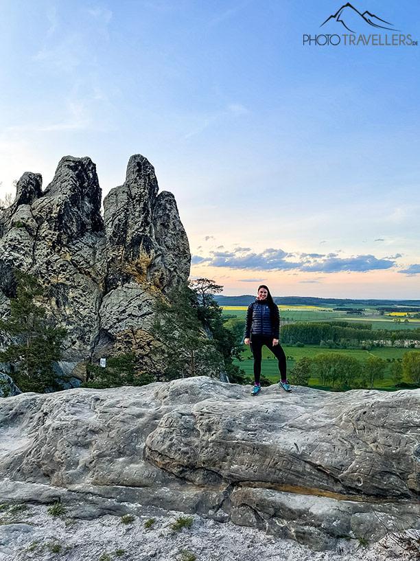 Vue sur le Hamburger Wappen dans le Harz