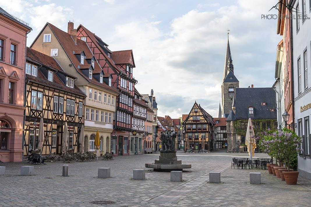 La place du marché à Quedlinburg