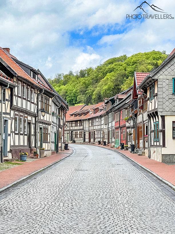 Magnifiques maisons à colombages à Stolberg en Saxe-Anhalt