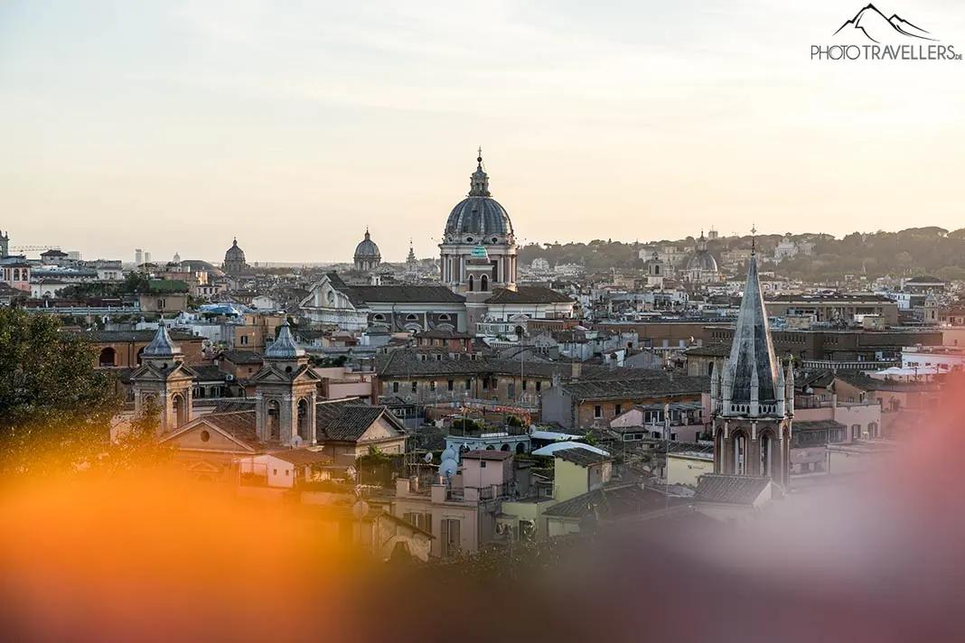 Vue de Rome depuis la Terrazza Viale del Belvedere