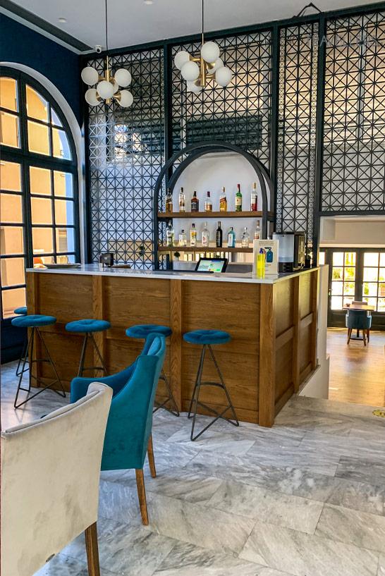 Le salon de l'hôtel
