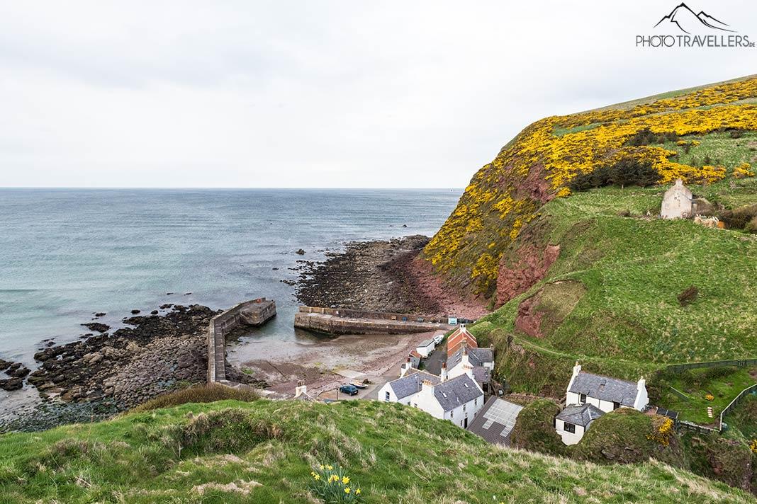 Vue sur le village de pêcheurs de Pennan