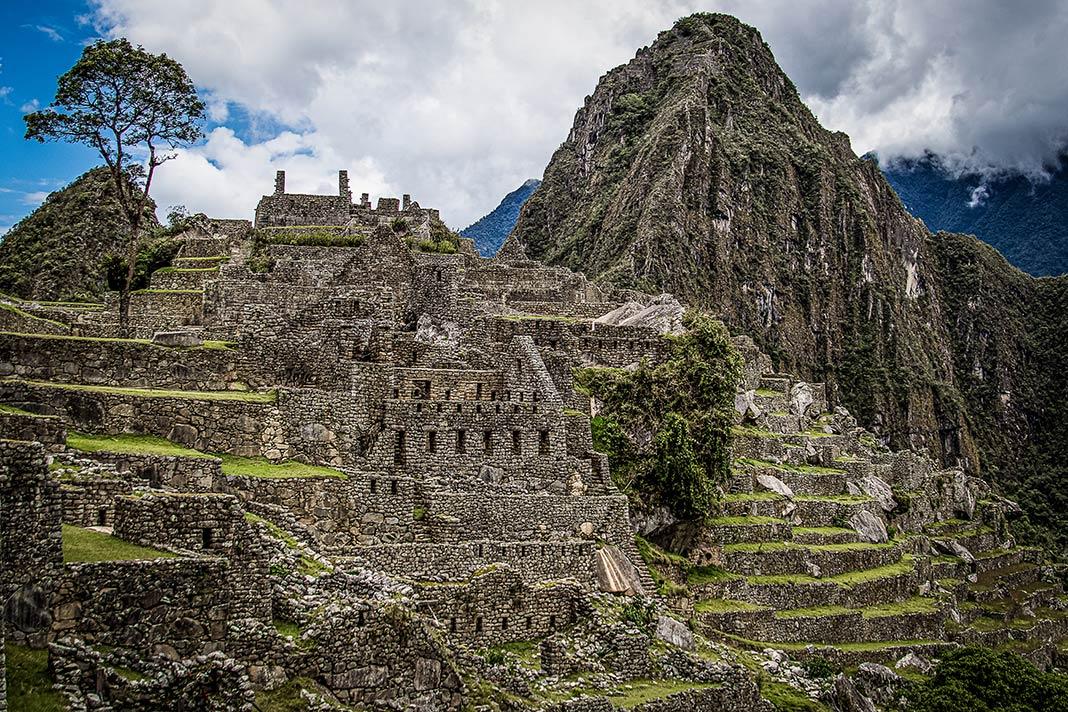 Les temples de Machu Picchu au Pérou