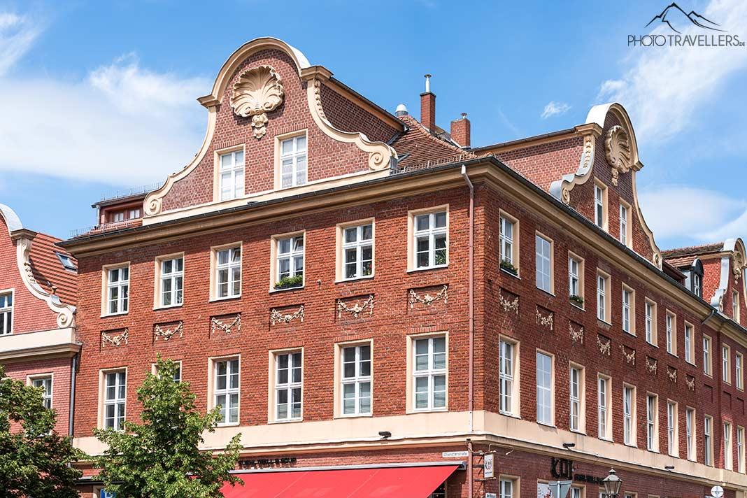 Uma casa de tijolos vermelhos no Bairro Holandês em Potsdam