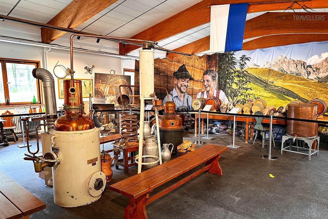 El Museo de la Destilería de Enzian Grassl en la región de Berchtesgaden