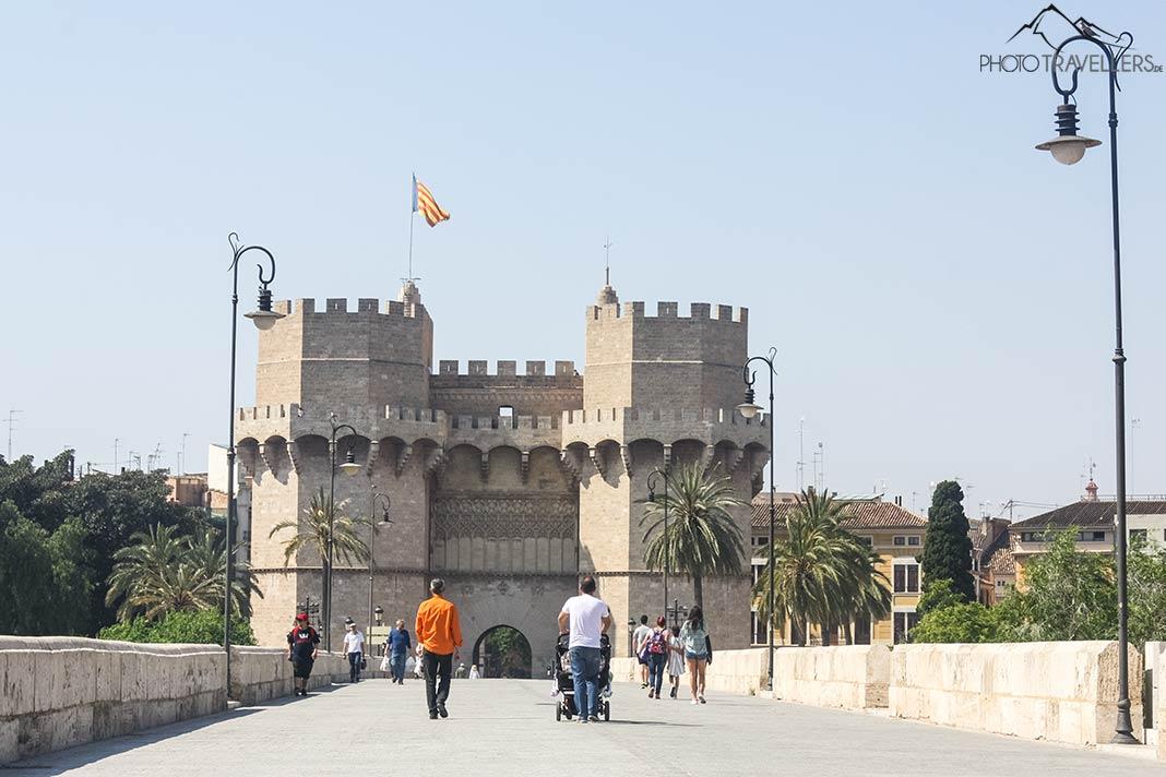 Vista de las Torres de Serranos