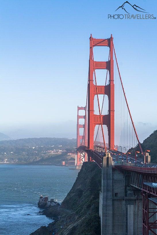 Vista del puente Golden Gate en San Francisco