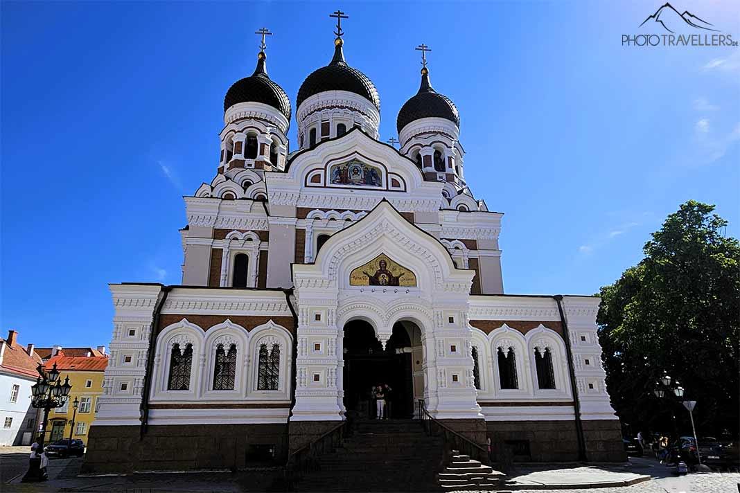 Les dômes baroques de la cathédrale Alexandre Nevsky à Tallinn